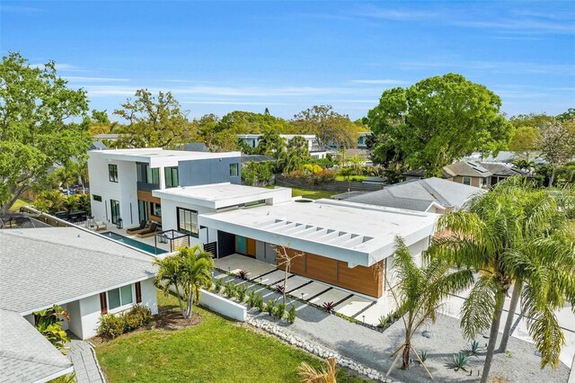 bird's eye view featuring a residential view