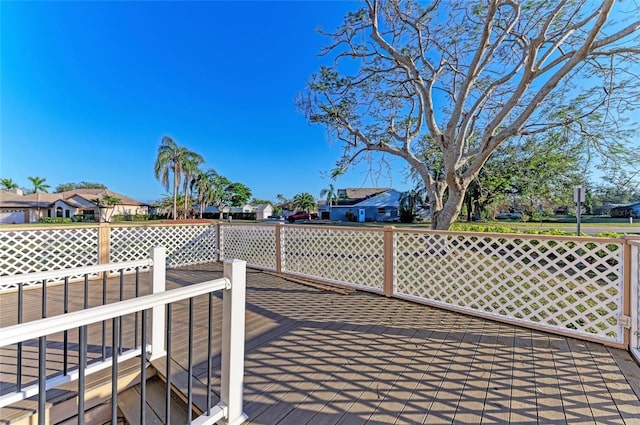 view of deck