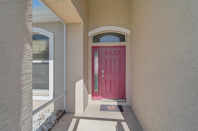 view of property entrance