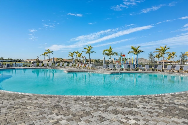 view of pool