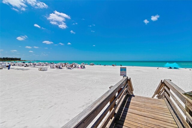 water view with a beach view