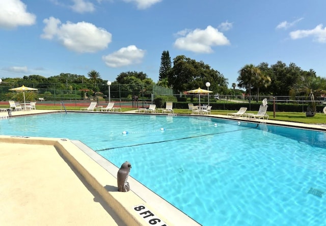 view of pool