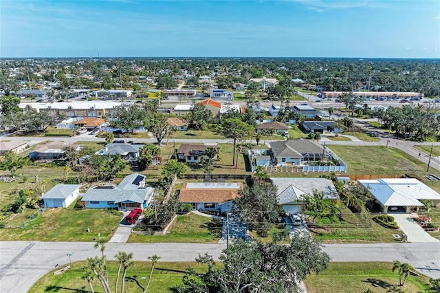 bird's eye view featuring a residential view