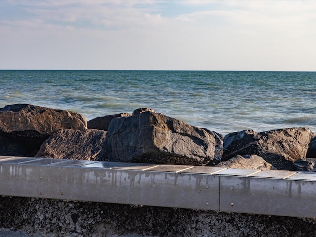 view of water feature