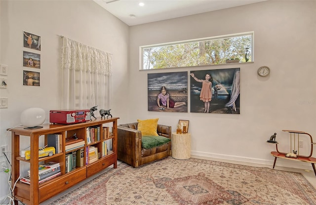 view of sitting room