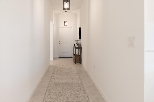 hall with baseboards