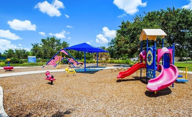 view of communal playground