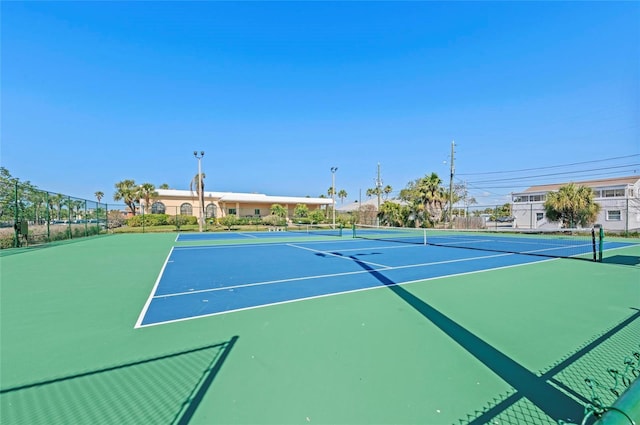 view of sport court