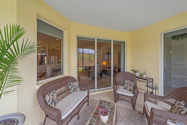 view of patio / terrace with outdoor lounge area