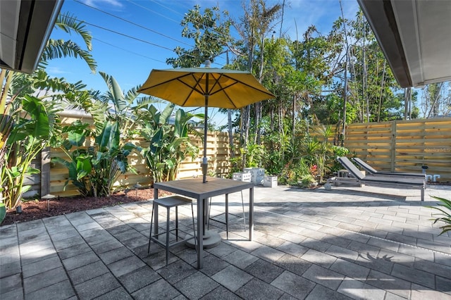 view of patio / terrace