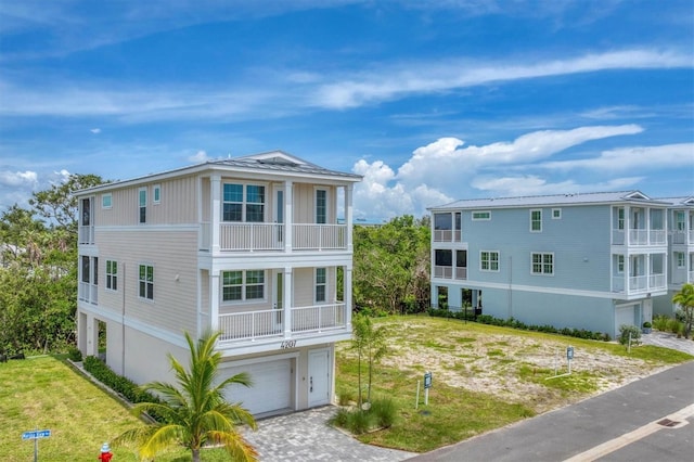 4207 Marina View Way, Cortez, FL 34215 - exterior space with an attached garage and driveway