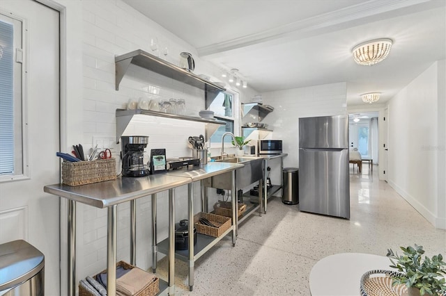 kitchen featuring appliances with stainless steel finishes