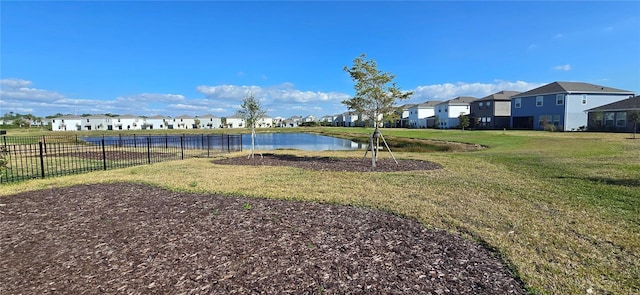 exterior space featuring a water view