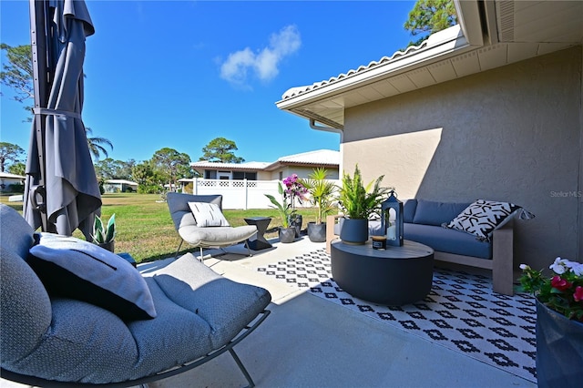 view of patio