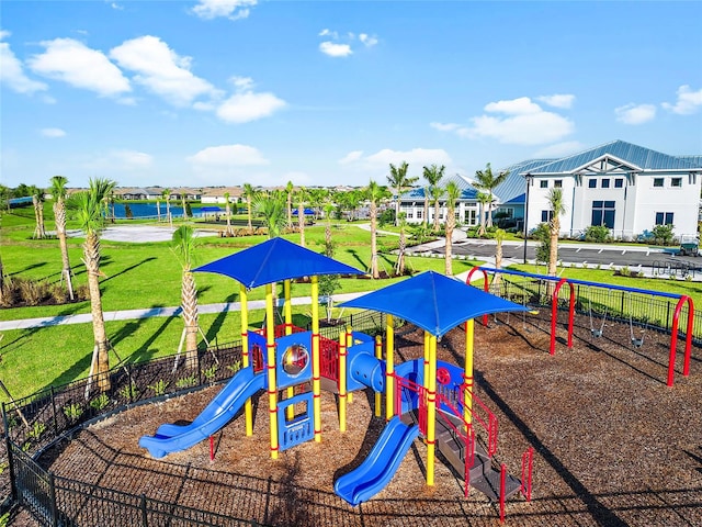 view of jungle gym