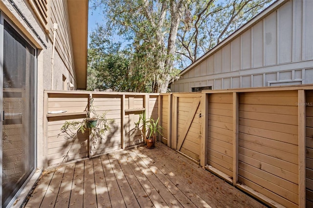 view of deck