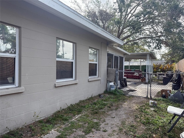 view of home's exterior