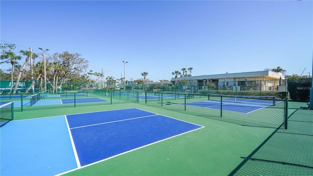 view of tennis court