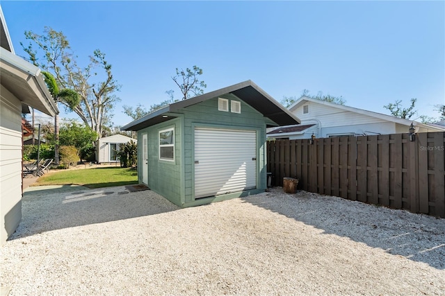 view of outbuilding