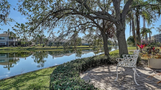 view of water feature