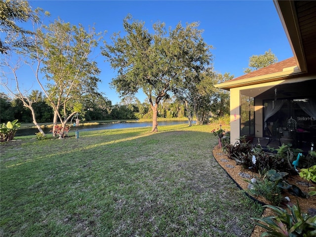 15207 17th Ave E, Bradenton, FL 34212 - view of grassy yard featuring a water view