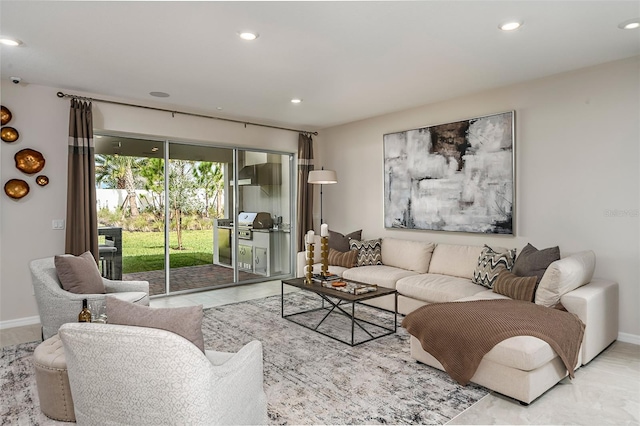 view of living room