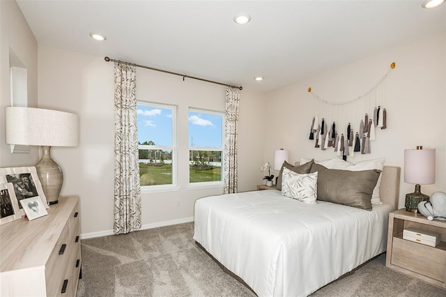 bedroom featuring carpet flooring