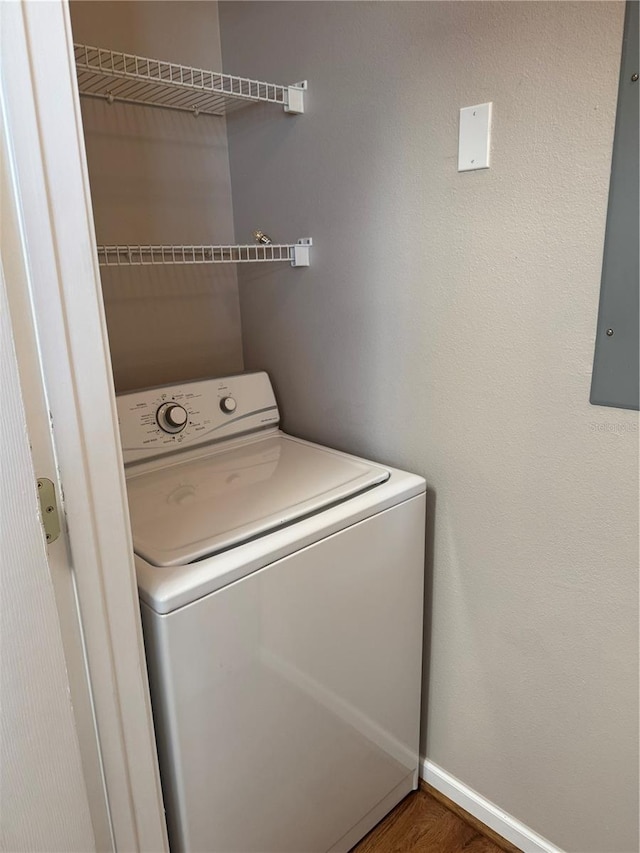 laundry room featuring washer / clothes dryer