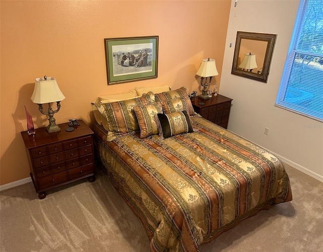 bedroom featuring carpet flooring