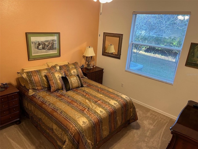 bedroom featuring carpet floors