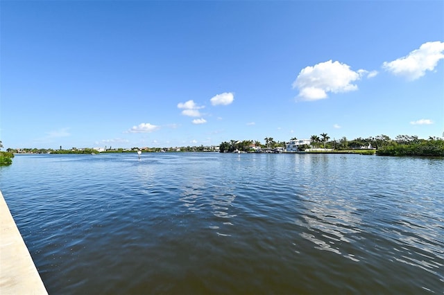 view of water feature