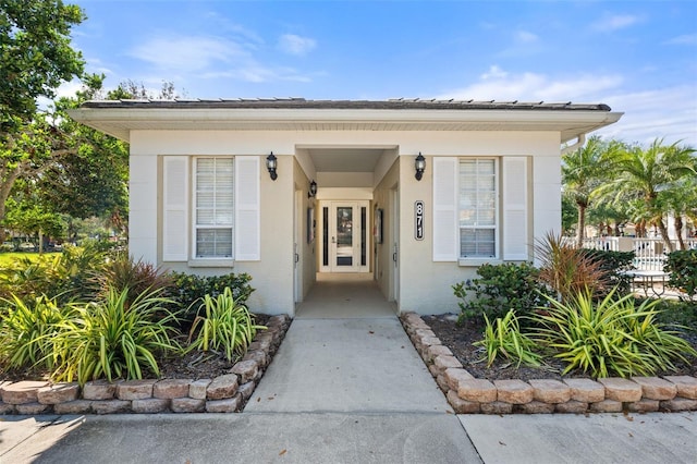 view of entrance to property