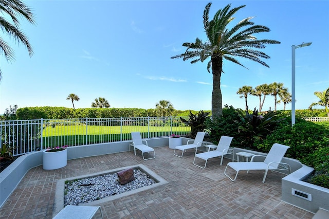 view of patio