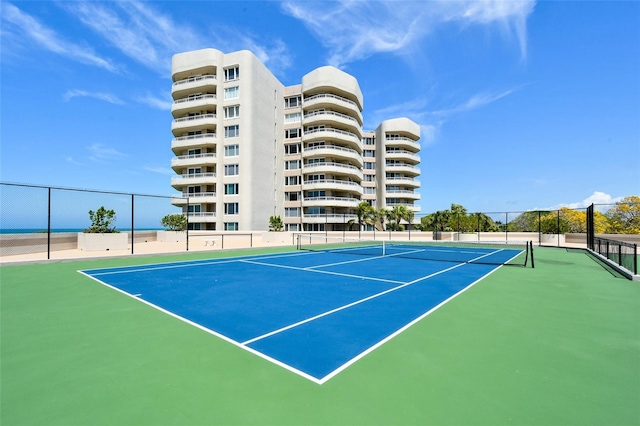 view of sport court