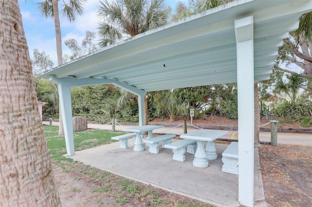 view of patio