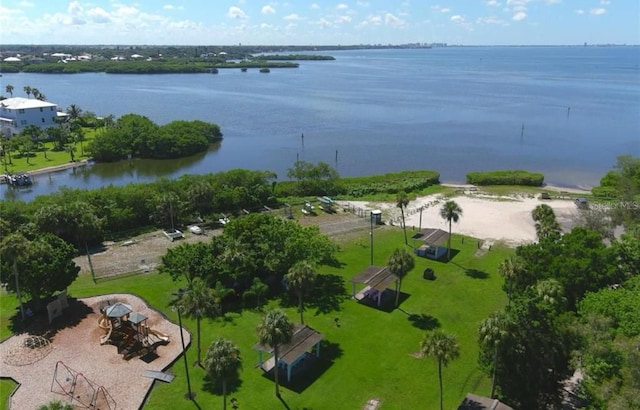 408 Bryn Mawr Is, Bradenton, FL 34207 - bird's eye view featuring a water view