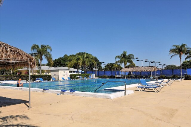 3837 Torrey Pines Blvd, Sarasota, FL 34238 - community pool featuring fence and a patio