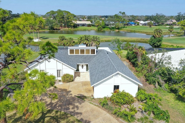 3837 Torrey Pines Blvd, Sarasota, FL 34238 - view of subject property with a nearby body of water and a local golf course