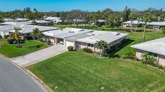 birds eye view of property featuring a residential view