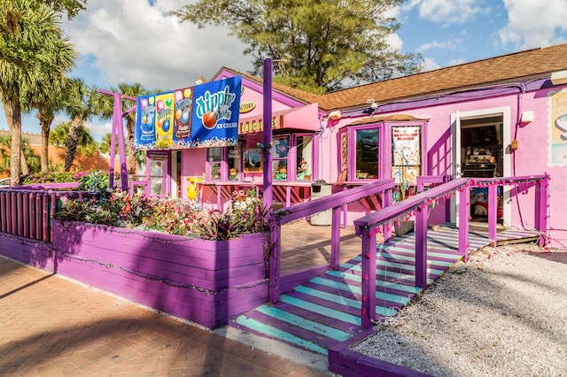 view of jungle gym