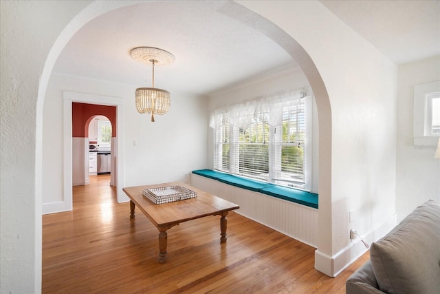 hall featuring hardwood / wood-style floors