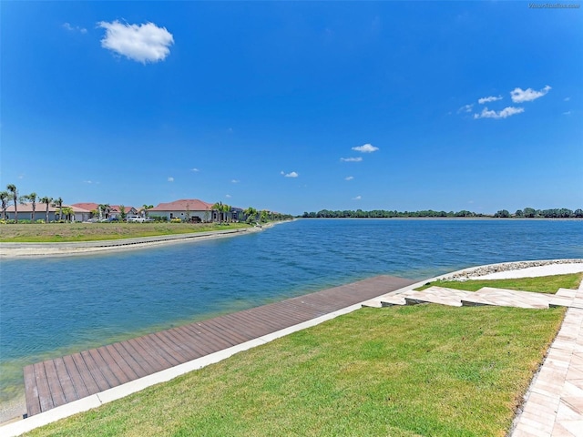 view of water feature