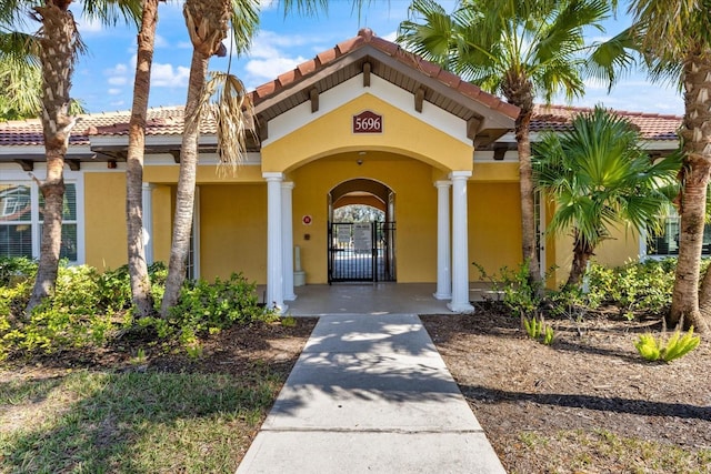 view of entrance to property