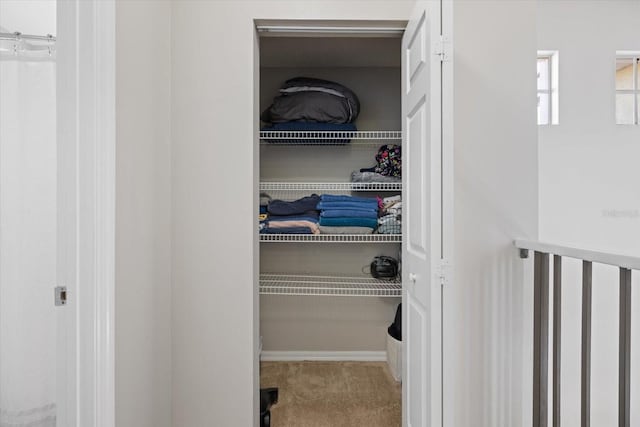 view of closet