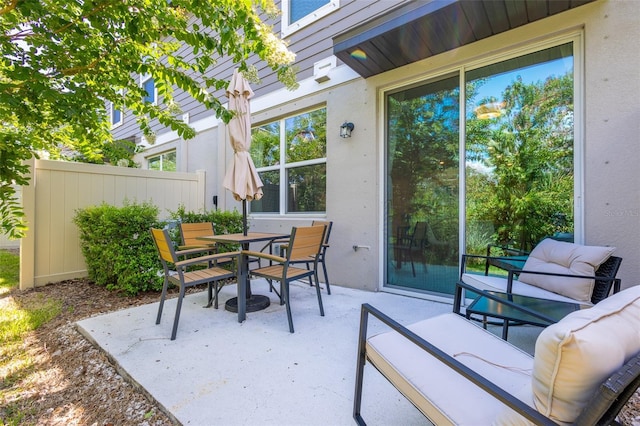 17136 Blowfish Dr, Nokomis, FL 34275 - view of patio with outdoor dining area