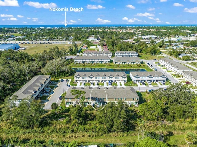 17136 Blowfish Dr, Nokomis, FL 34275 - aerial view of property's location with a tree filled landscape