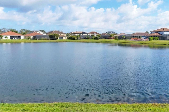 water view with a residential view