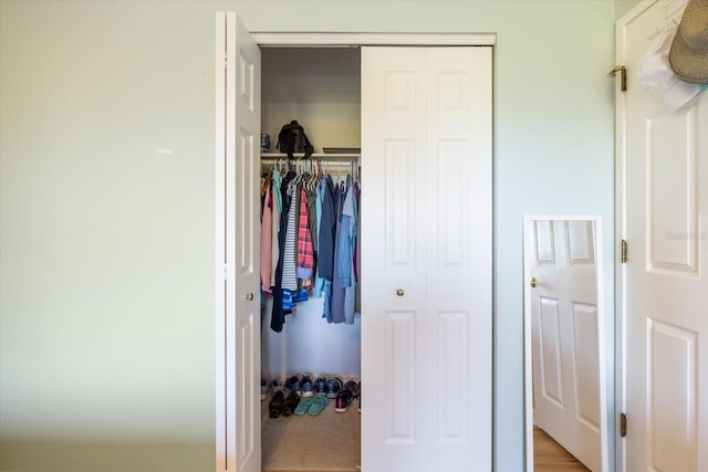 view of closet