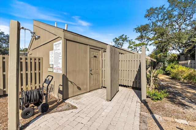 view of outbuilding