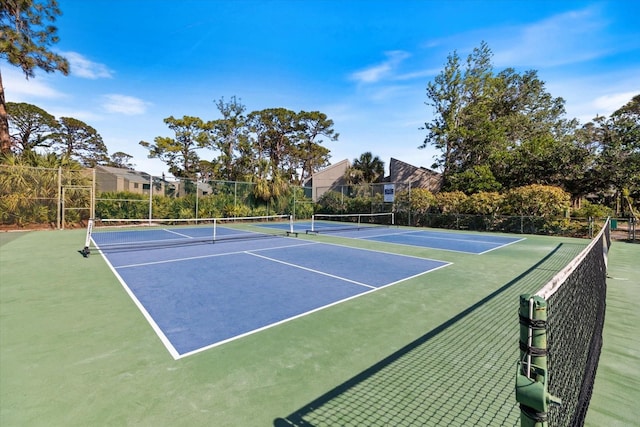 view of sport court